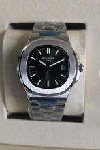 Patek Philippe Nautilus automatisch horloge, Rolex, Zwart, Ophalen of Verzenden, Waterdicht