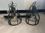 2 Hanglampen - Zo Goed Als Nieuw!, Huis en Inrichting, Lampen | Hanglampen, Ophalen, Zo goed als nieuw, Metaal, Minder dan 50 cm