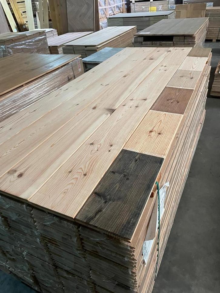 GRENEN PINE VLOEREN VLOERDELEN MASSIEVE VLOER!, Huis en Inrichting, Stoffering | Vloerbedekking, Nieuw, Parket, 75 m² of meer