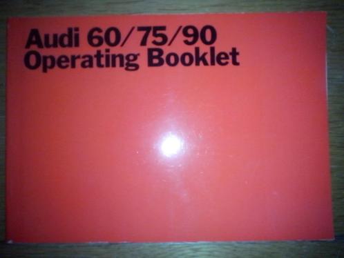 Audi NSU Auto Union 60 / 75 / 90 instructieboekje 1970, Boeken, Auto's | Folders en Tijdschriften, Zo goed als nieuw, Audi, Ophalen of Verzenden