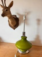 Vintage design lamp glas (zonder kap), Huis en Inrichting, Lampen | Tafellampen, Ophalen, 50 tot 75 cm, Glas, Gebruikt