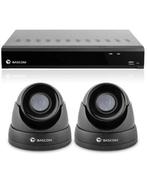 Nieuw Bascom draadloos 2-dome camera systeem (zwart), Ophalen of Verzenden, Nieuw, Buitencamera
