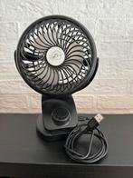 Desk ventilator/fan USB, with essential oils pad and clamp, Witgoed en Apparatuur, Ventilatoren, Tafelventilator, Ophalen of Verzenden