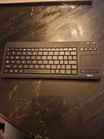 Nieuwstaat Trust Draadloos Mini Toetsenbord met Touchpad, Computers en Software, Toetsenborden, Multimediatoetsen, Nieuw, Ophalen of Verzenden