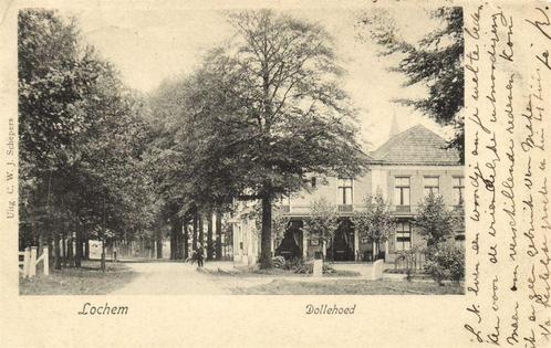 Lochem - Dollehoed - man fiets - 1903 gelopen, Verzamelen, Ansichtkaarten | Nederland, Gelopen, Gelderland, Voor 1920, Verzenden