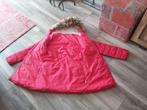 Prachtige gewatteerde rode jas capuchon Hollister mt 40 42, Verzenden, Zo goed als nieuw, Maat 42/44 (L), Rood
