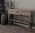 ~Stoer Sober Landelijk Houten Sidetable/Wandtafel~, Ophalen of Verzenden