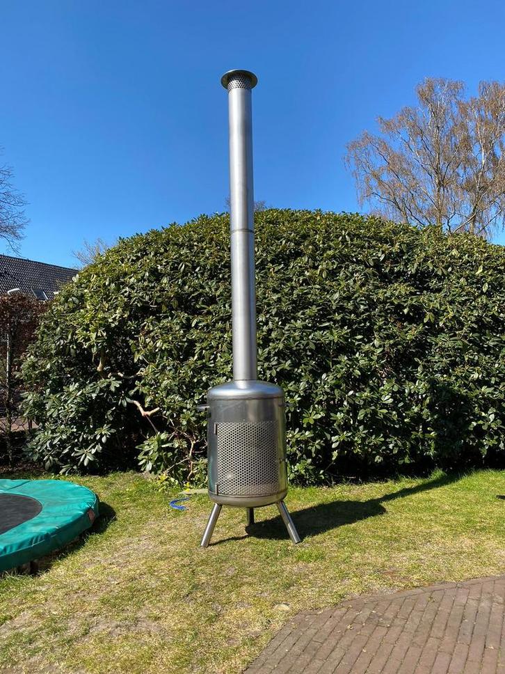 Tuinkachel rvs tuinkachel terrashaard terraskachel kachel, Tuin en Terras, Tuinhaarden, Nieuw, Ophalen of Verzenden