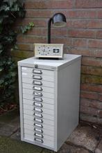 Vintage Industriele Ladenkast  Backfield, Ophalen, Gebruikt, 5 laden of meer, 50 tot 100 cm
