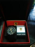 Ferrari Horloge met Carbon Plaat, Sieraden, Tassen en Uiterlijk, Horloges | Heren, Overige merken, Staal, Polshorloge, Overige materialen