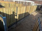 hout-beton 21planken grenen schutting €110,- pm incl montage, Ophalen, 1 tot 2 meter, 6 meter of meer, Nieuw