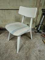 Houten witte stoel, Gebruikt, Wit, Eén, Hout