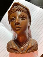 Buste jonge vrouw, Antiek en Kunst, Kunst | Beelden en Houtsnijwerken, Ophalen of Verzenden