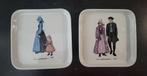 2 Villeroy & Boch bordjes klederdracht, Antiek en Kunst, Antiek | Keramiek en Aardewerk, Ophalen of Verzenden