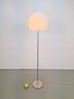 Vintage vloerlamp wit glazen bol metaal Germany, N, N, Vintage, Ophalen of Verzenden