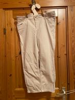 Broek ecru ms mode 46 lang, Beige, Maat 46/48 (XL) of groter, Ophalen of Verzenden, Zo goed als nieuw