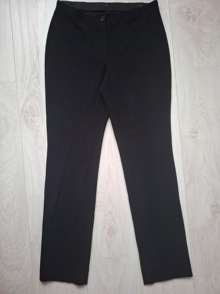 Marccain broek mt. 38 - 40, Kleding | Dames, Broeken en Pantalons, Zo goed als nieuw, Maat 38/40 (M), Zwart, Lang, Verzenden