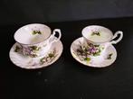 2 kop en schotel Royal Albert "Mayflower", Huis en Inrichting, Keuken | Servies, Ophalen of Verzenden, Zo goed als nieuw, Overige stijlen