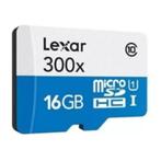 Lexar microSDHC High-Performance UHS-I 300x 16GB, MicroSDHC, Ophalen of Verzenden, Eiberstraat 9 te Dokkum, 16 GB
