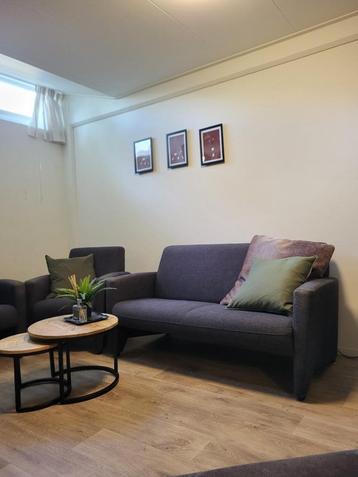 Montèl Set | 2 Fauteuils + 2-zitsbank | Design | €175 beschikbaar voor biedingen