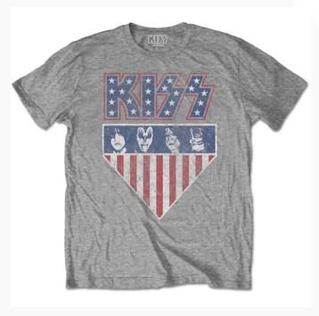KISS Stars & Stripes T-shirt - Limited Edition, rock, metal beschikbaar voor biedingen