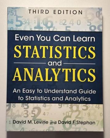 Even You Can Learn Statistics and Analytics beschikbaar voor biedingen