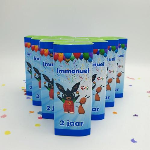 Traktatie pakje drinken met thema BING, Hobby en Vrije tijd, Feestartikelen, Nieuw, Feestartikel, Verjaardag, Ophalen of Verzenden