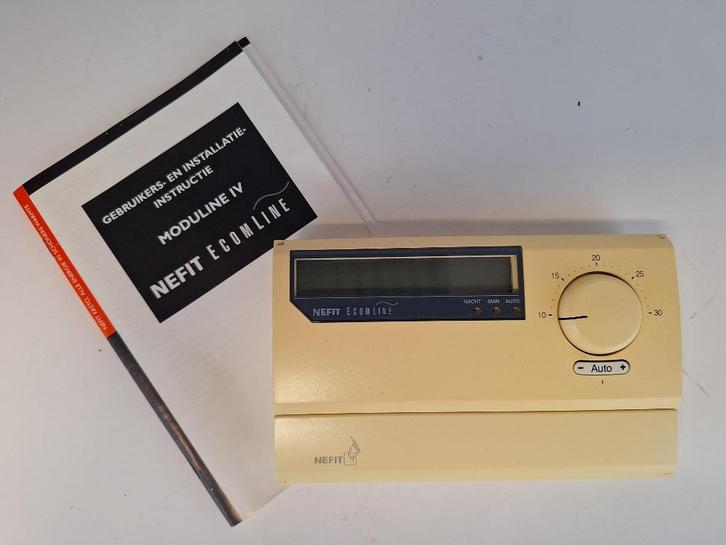 Kamerthermostaat Nefit Ecomline Moduline IV, thermostaat, cv, Doe-het-zelf en Verbouw, Thermostaten, Gebruikt, Ophalen of Verzenden