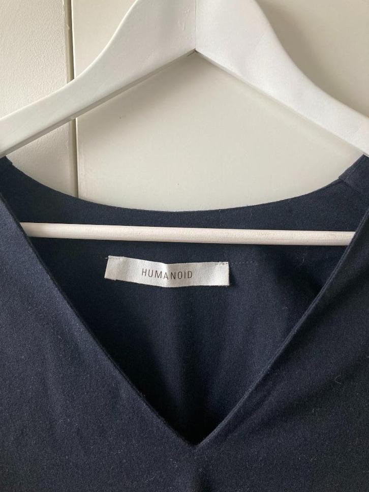 humanoid jurk/tuniek s, Kleding | Dames, Jurken, Zo goed als nieuw, Maat 36 (S), Zwart, Knielengte, Verzenden