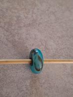 Trollbeads Bedel - Blauw Marmerlook, Sieraden, Tassen en Uiterlijk, Bedels, Glas of Kristal, Nieuw, Ophalen of Verzenden, Trollbeads