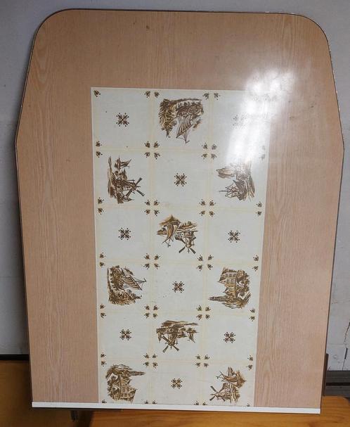 Opklap tafel met poot camper bouwen wand opklapbaar., Caravans en Kamperen, Camper-accessoires, Gebruikt, Ophalen