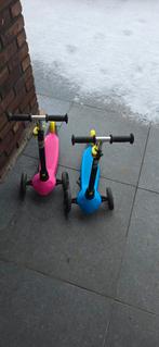 Oxelo b1 driewielstep 1x roze 1 blauw TEAB, Ophalen of Verzenden, Gebruikt