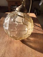 Vintage amberkleurige hanglamp, Tynell, Ophalen of Verzenden, Zo goed als nieuw, Minder dan 50 cm
