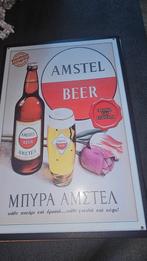 Vintage Amstel Bier Reclamebord, Antiek en Kunst, Verzenden