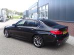 BMW 5-serie 520d EDE High Executive AUTOMAAT | NAVIGATIE | M, Auto's, BMW, Automaat, Achterwielaandrijving, Zwart, Leder