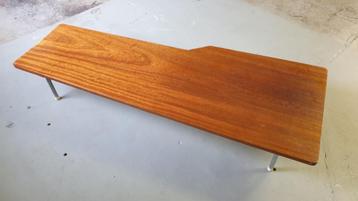 salontafel hout 60s mid mod midcentury design 60s vintage beschikbaar voor biedingen