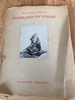 Rembrandt en Vondel, 1946, Antiek en Kunst, Ophalen of Verzenden, Zie beschrijving