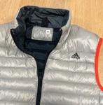 Adidas bodywarmer dons gevoerd zilver grijs - Maat M, Maat 48/50 (M), Ophalen of Verzenden, Zo goed als nieuw, Adidas