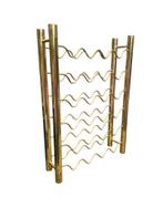 Vintage retro messing wijnrek uit Frankrijk, Huis en Inrichting, Woonaccessoires | Wijnrekken, Ophalen of Verzenden, Zo goed als nieuw