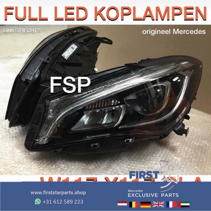 Mercedes CLA FACELIFT C117 VOL LED Koplampen LINKS RECHTS Or, Auto-onderdelen, Verlichting, Mercedes-Benz, Gebruikt, Ophalen of Verzenden