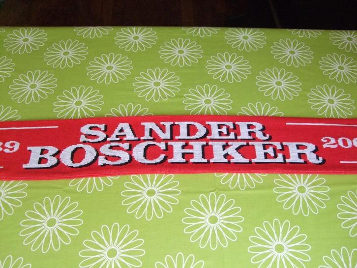 FC Twente Sander Boschker 500x nr.1 sjaal, Verzamelen, Sportartikelen en Voetbal, Zo goed als nieuw, Vaantje of Sjaal, F.C. Twente