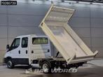Iveco Daily 35C14 Open Laadbak Dubbel Cabine Dubbellucht 3,5, Auto's, Stof, Gebruikt, Euro 6, Iveco