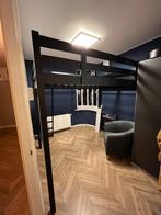 Zwarte IKEA STORÅ hoogslaper, Huis en Inrichting, Ophalen, Gebruikt, Hoogslaper, 140 cm