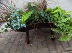 Plantenbak bloembak hout vintage gebogen model rural style, Ophalen of Verzenden, Gebruikt