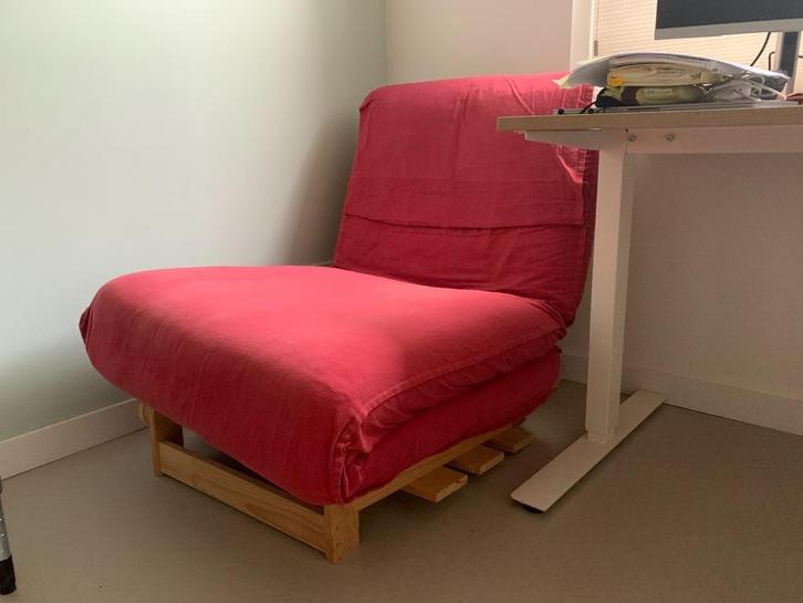 Ikea Grankulla Futon Slaap Stoel, Huis en Inrichting, Slaapkamer | Slaapbanken, Zo goed als nieuw, 70 cm of minder, 200 cm, Eenpersoons