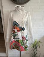 Desiguak dames zomer jas wit met bloemen print maat 38 M, Ophalen of Verzenden, Zo goed als nieuw