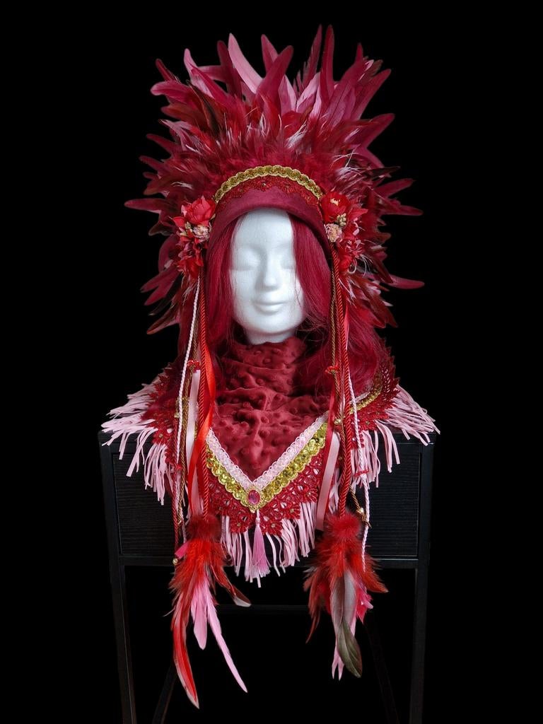 Verentooi met sjaal - Uniek kostuumaccessoire, Ophalen of Verzenden, Nieuw, Carnaval, Accessoires
