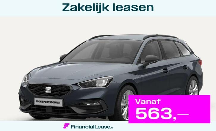 SEAT Leon Sportstourer 1.5 TSI e-Hybrid FR Business, Auto's, Seat, Bedrijf, Lease, Financial lease, Leon, ABS, Achteruitrijcamera