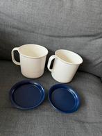 Tupperware koffie beker/ thee beker met deksel, Ophalen of Verzenden, Zo goed als nieuw, Beker of Kan