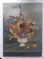 Schilderij stilleven bloemen vaas gesigneerd Henk Vandenberg, Ophalen of Verzenden